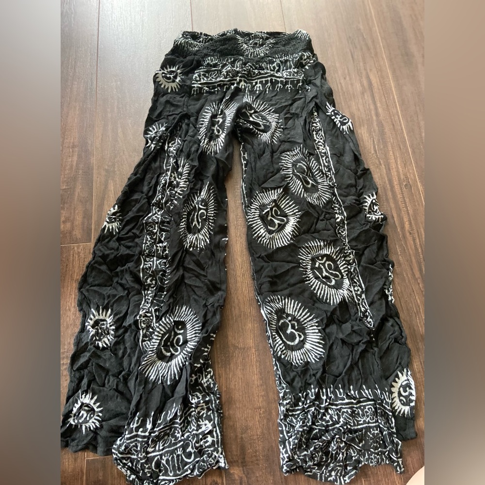 Earthbound slit leg flare pants